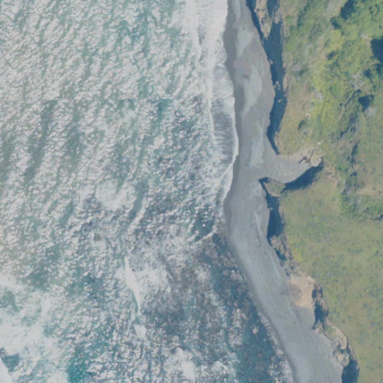Aerial map of Jones Beach