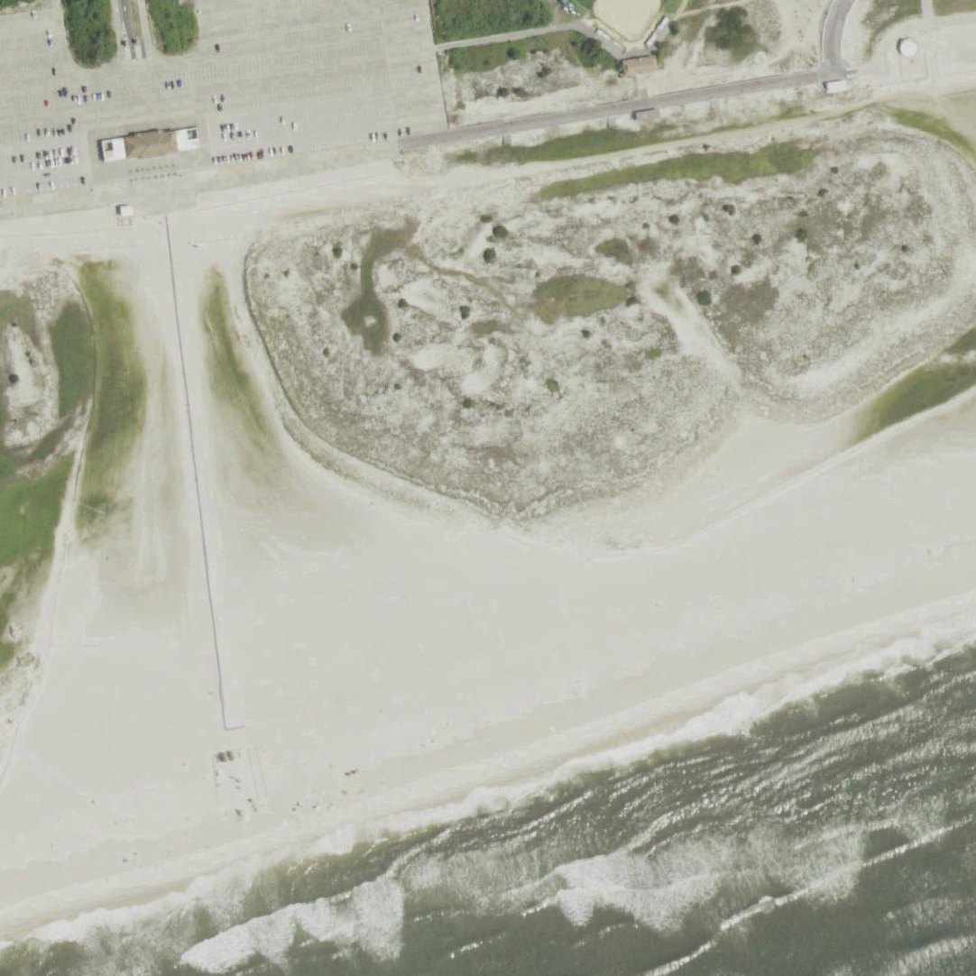 Aerial map of Jones Beach Field 2