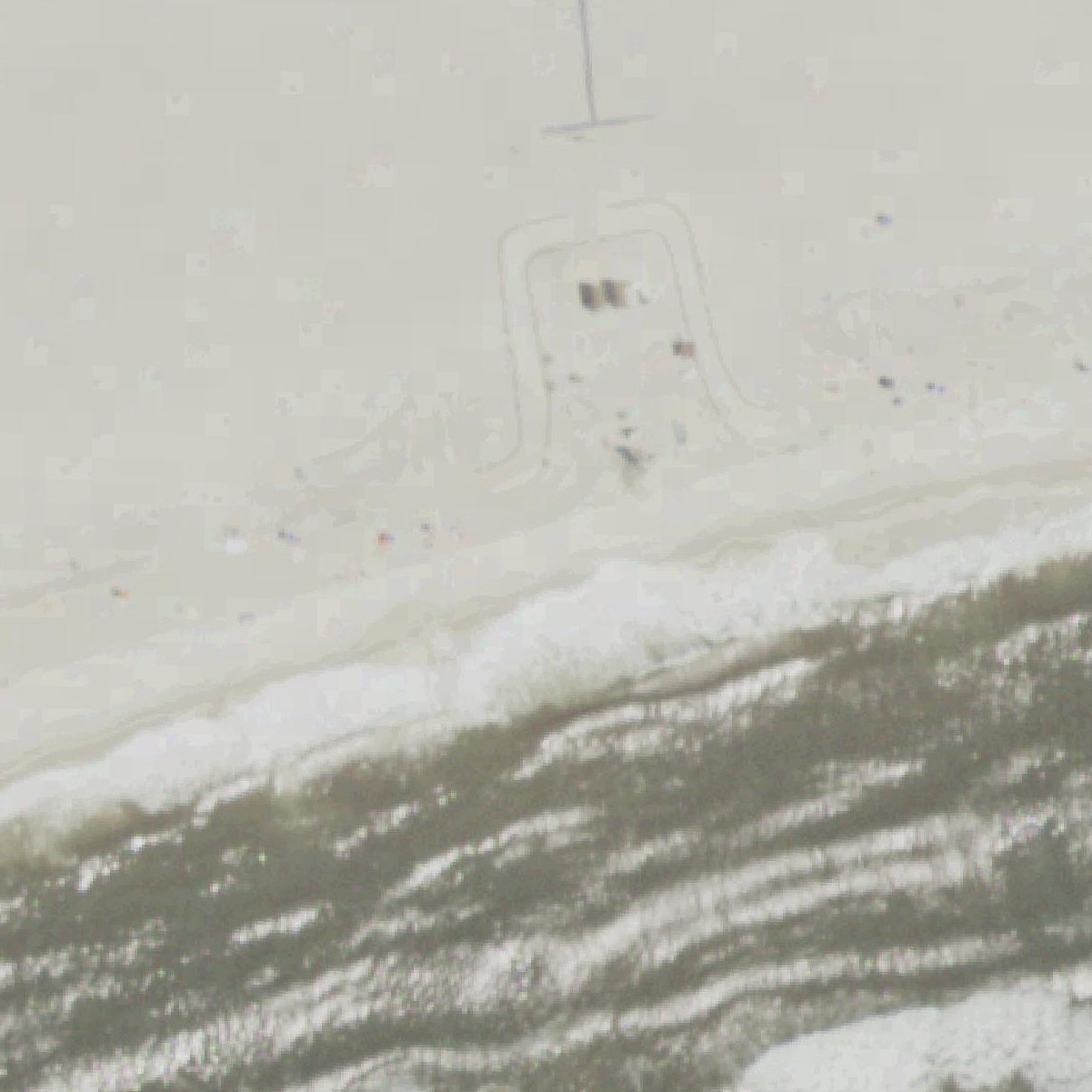 Aerial map of Jones Beach