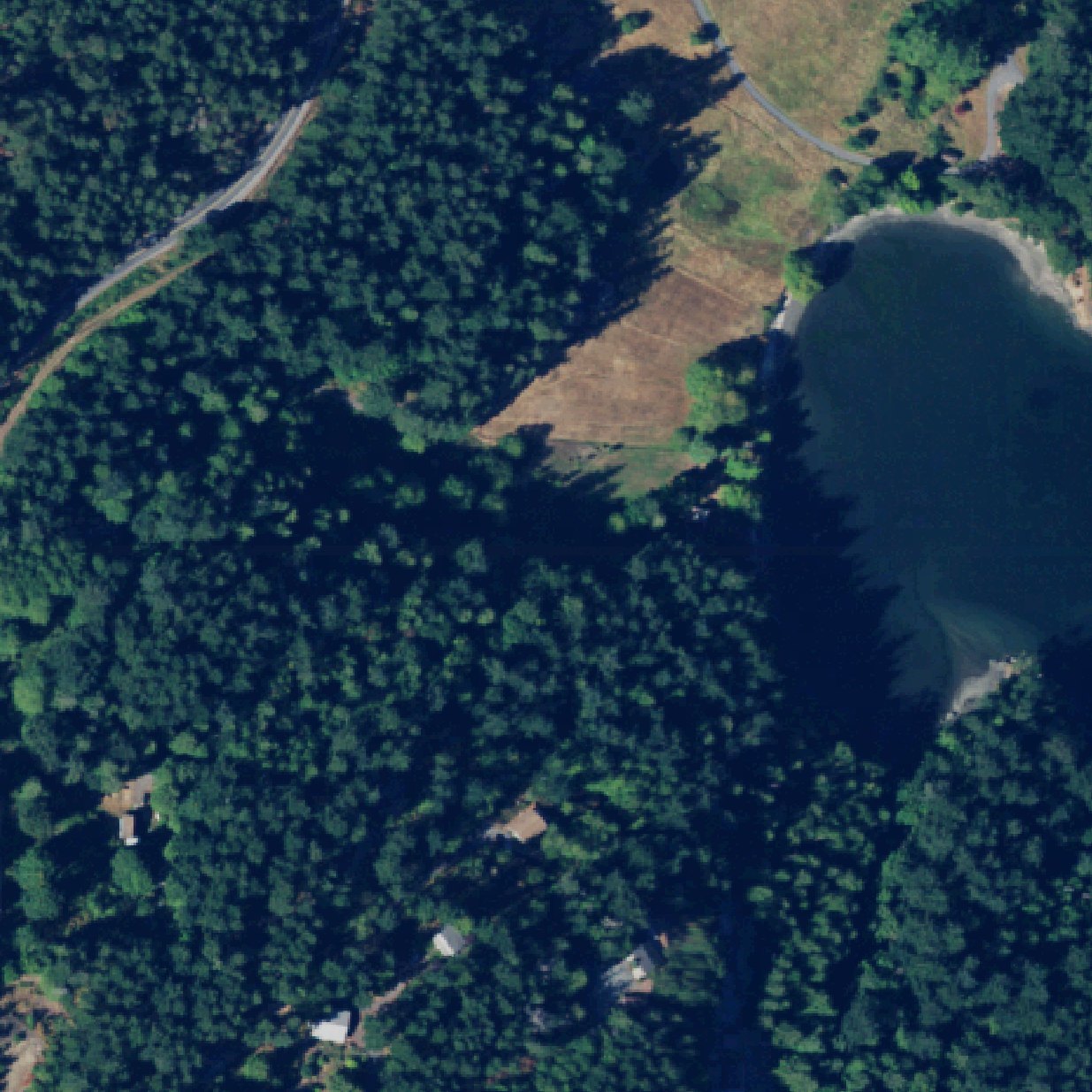 Aerial map of Judd Cove Preserve