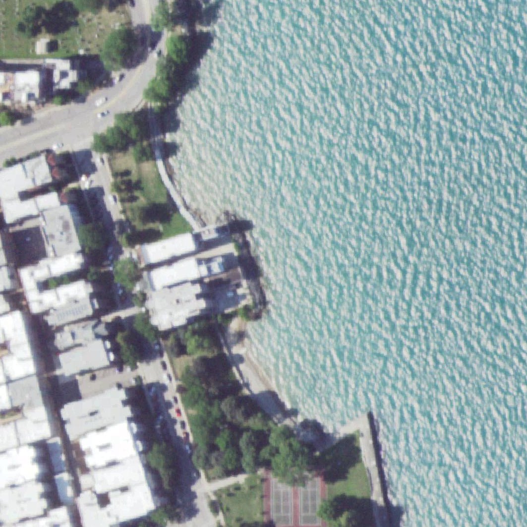 Aerial map of Juneway Beach