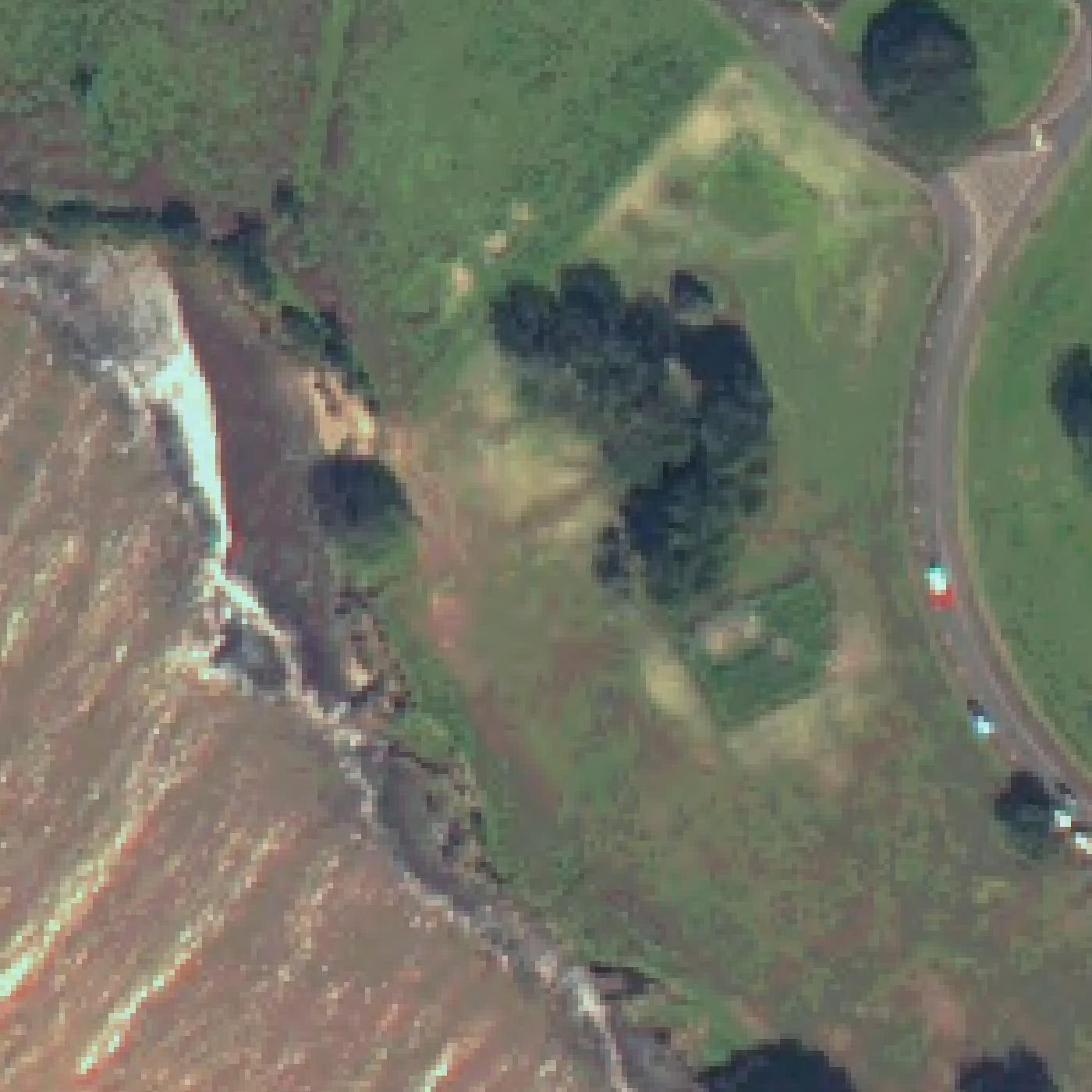Aerial map of Kaiaka Bay Beach