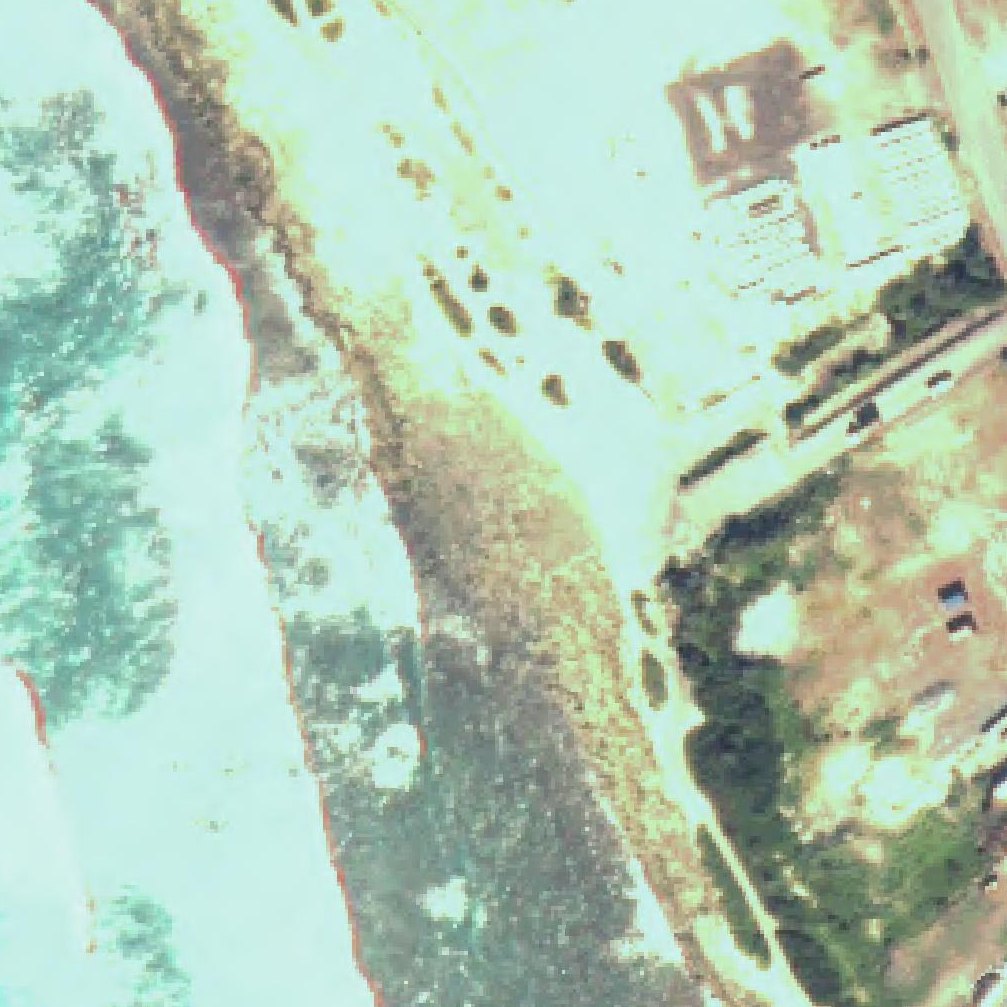 Aerial map of Kalaeloa Beach