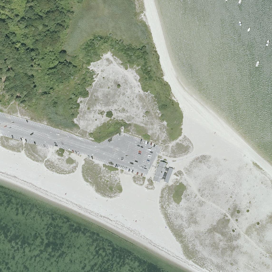 Aerial map of Kalmus Beach