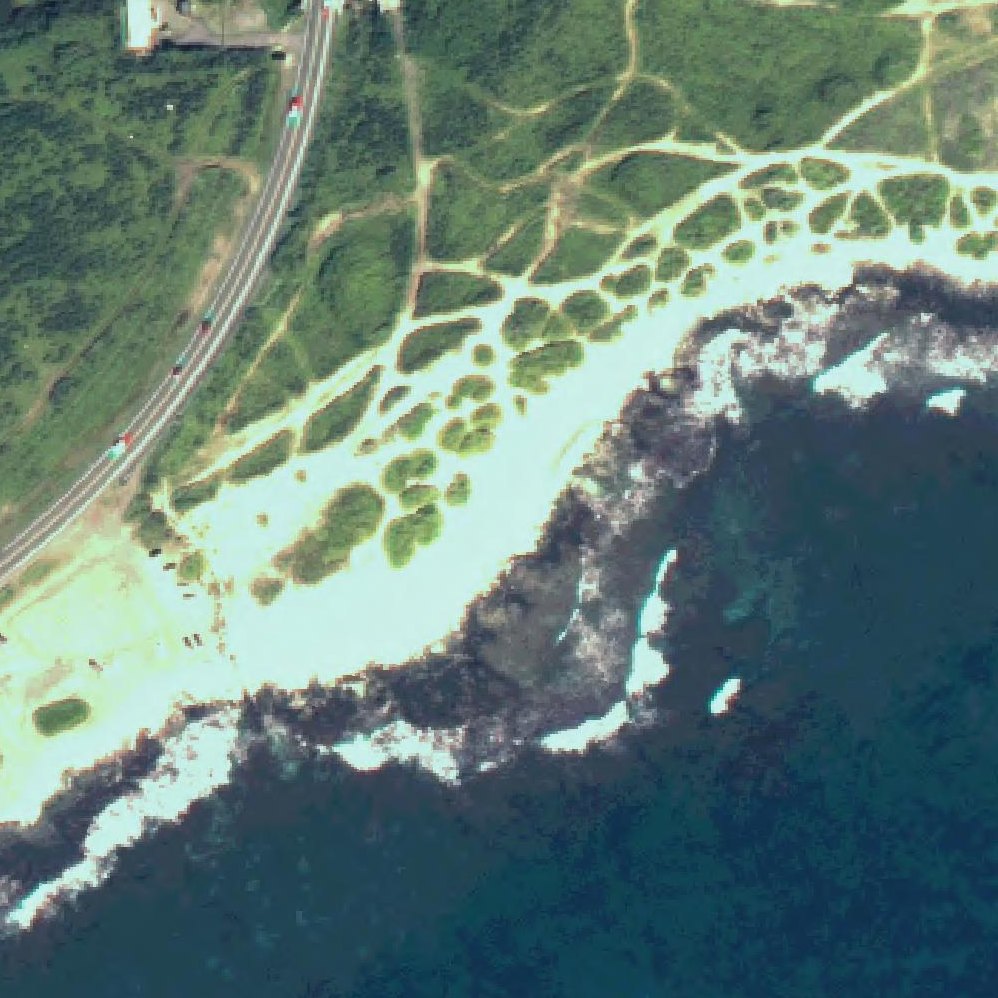 Aerial map of Kaloko Beach