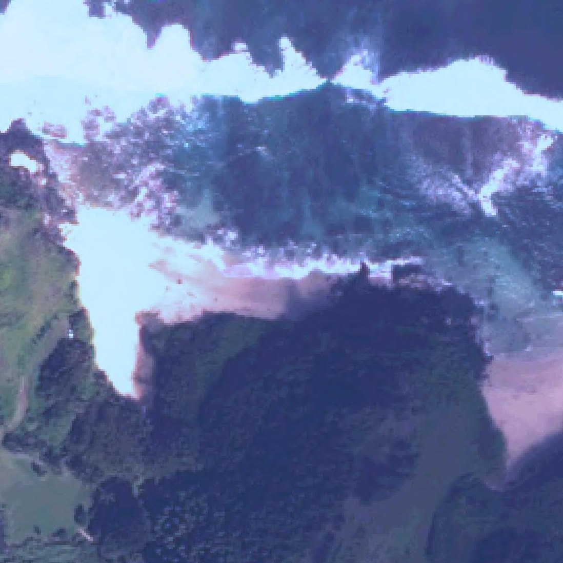 Aerial map of Kaluakai Beach