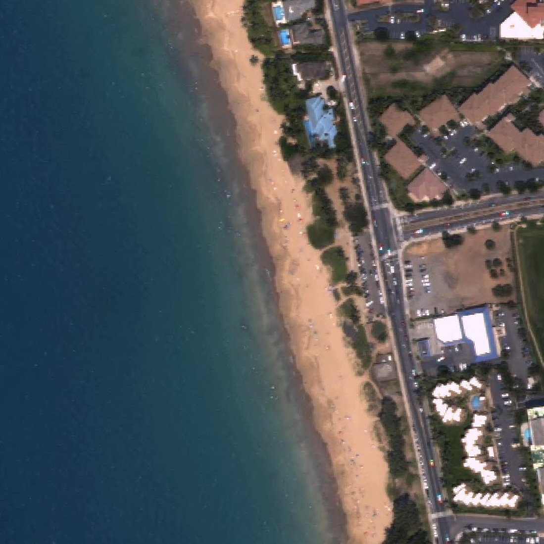 Aerial map of Kamaole Beach Park I
