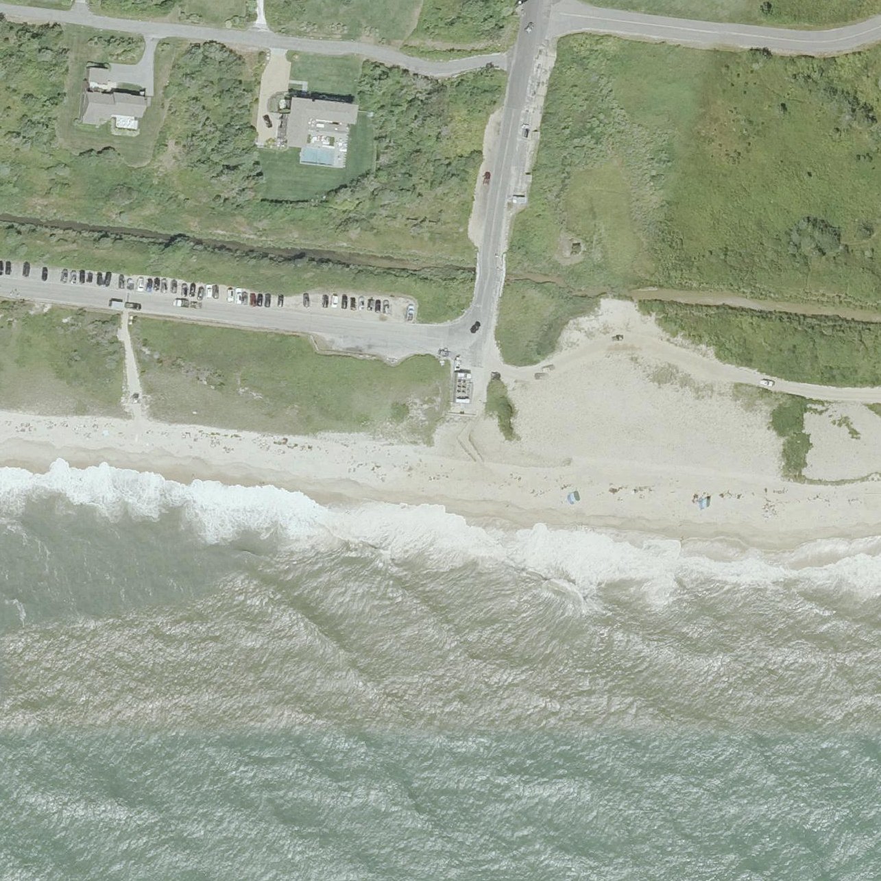 Aerial map of Katama Beach/ South Beach