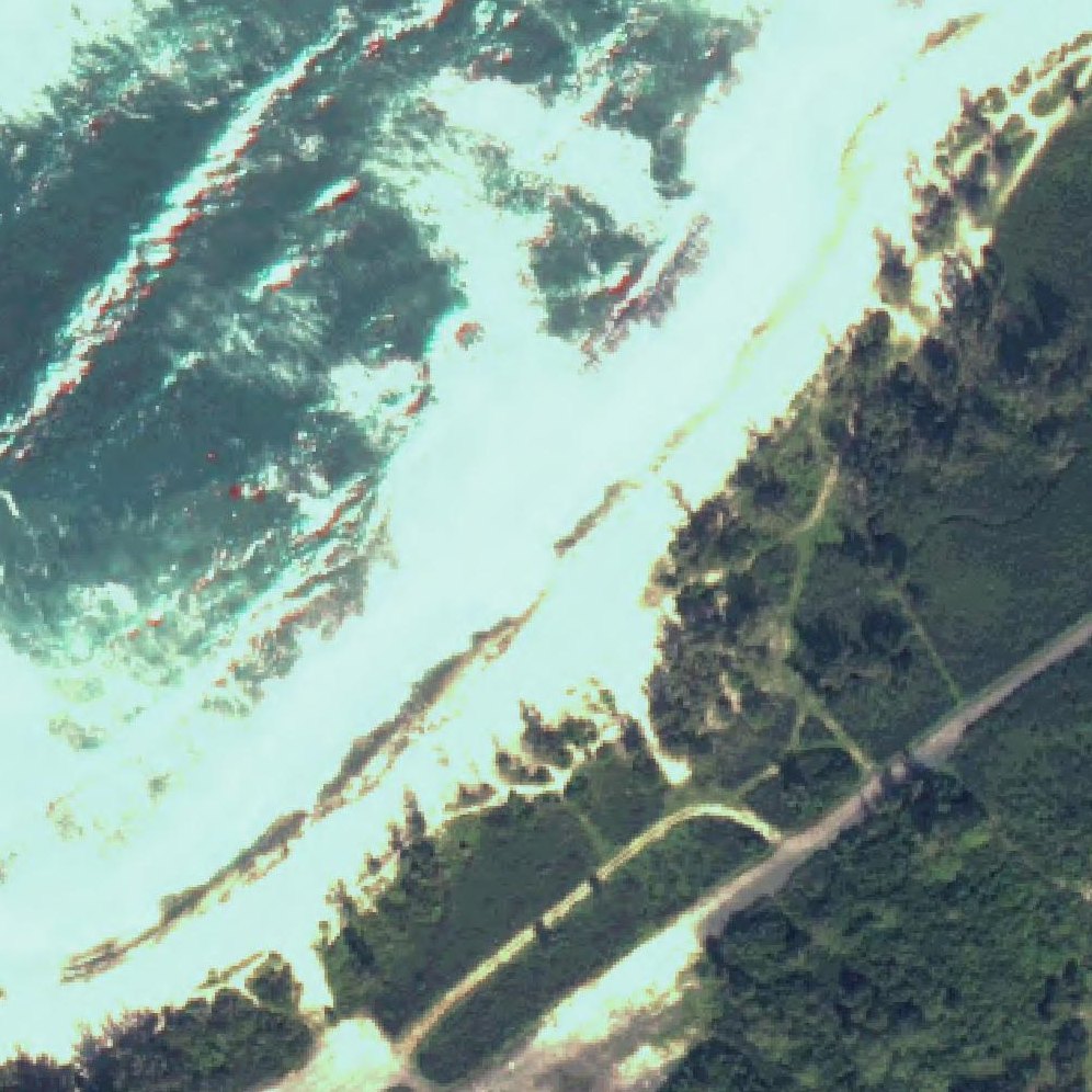 Aerial map of Kawailoa Beach