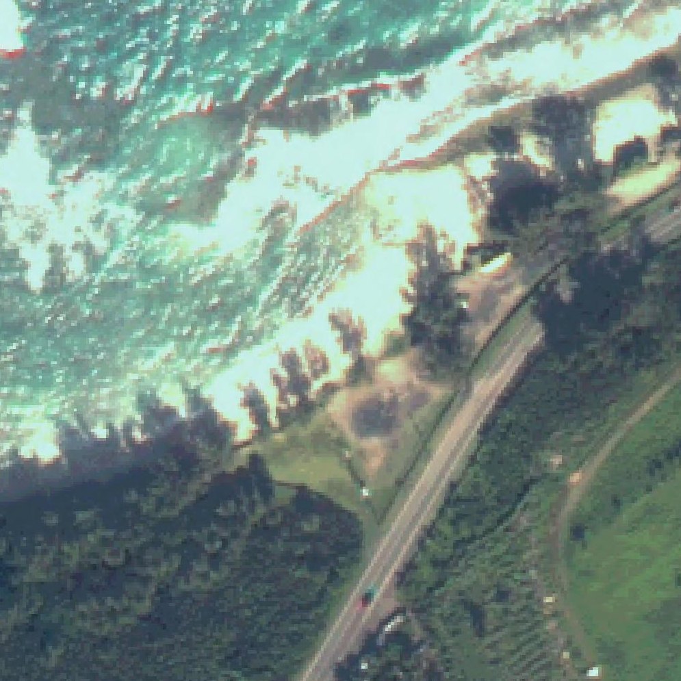 Aerial map of Kawela Beach