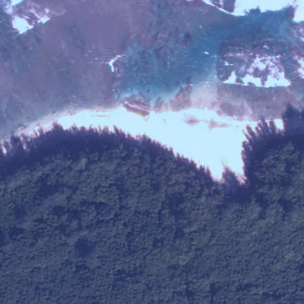 Aerial map of Ke'e Beach