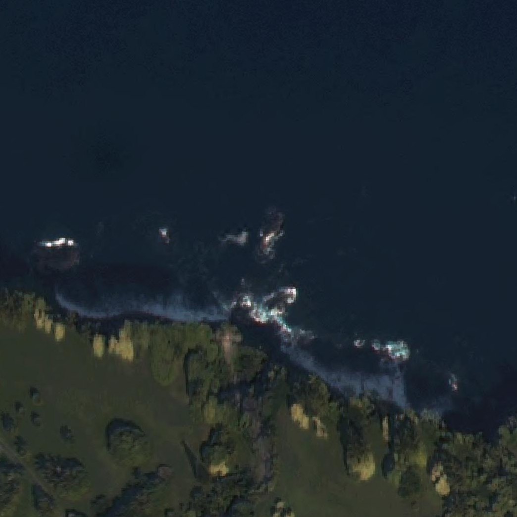 Aerial map of Kea‘ā Beach