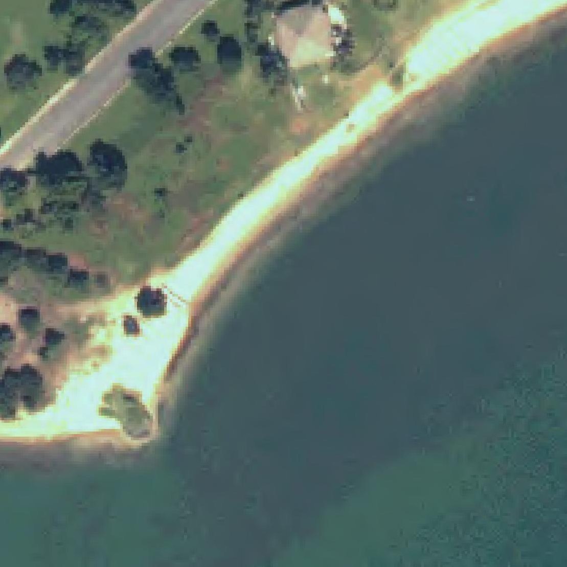 Aerial map of Keehi Lagoon Beach