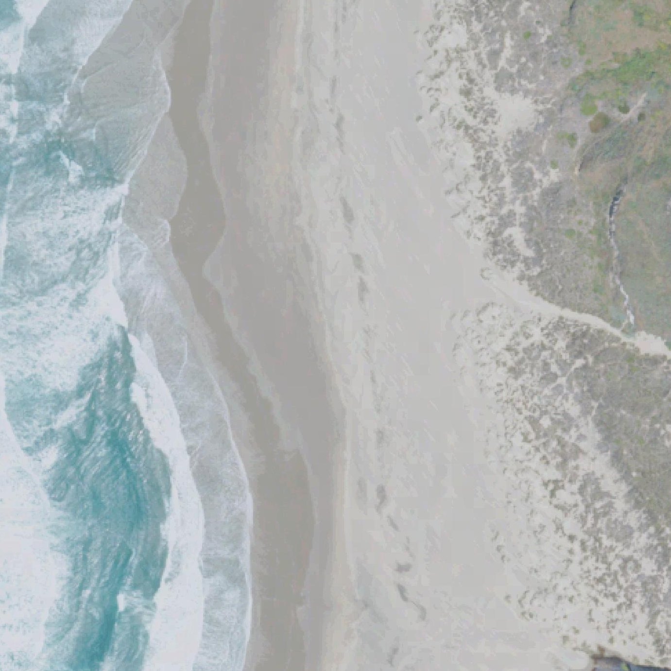 Aerial map of Kehoe Beach