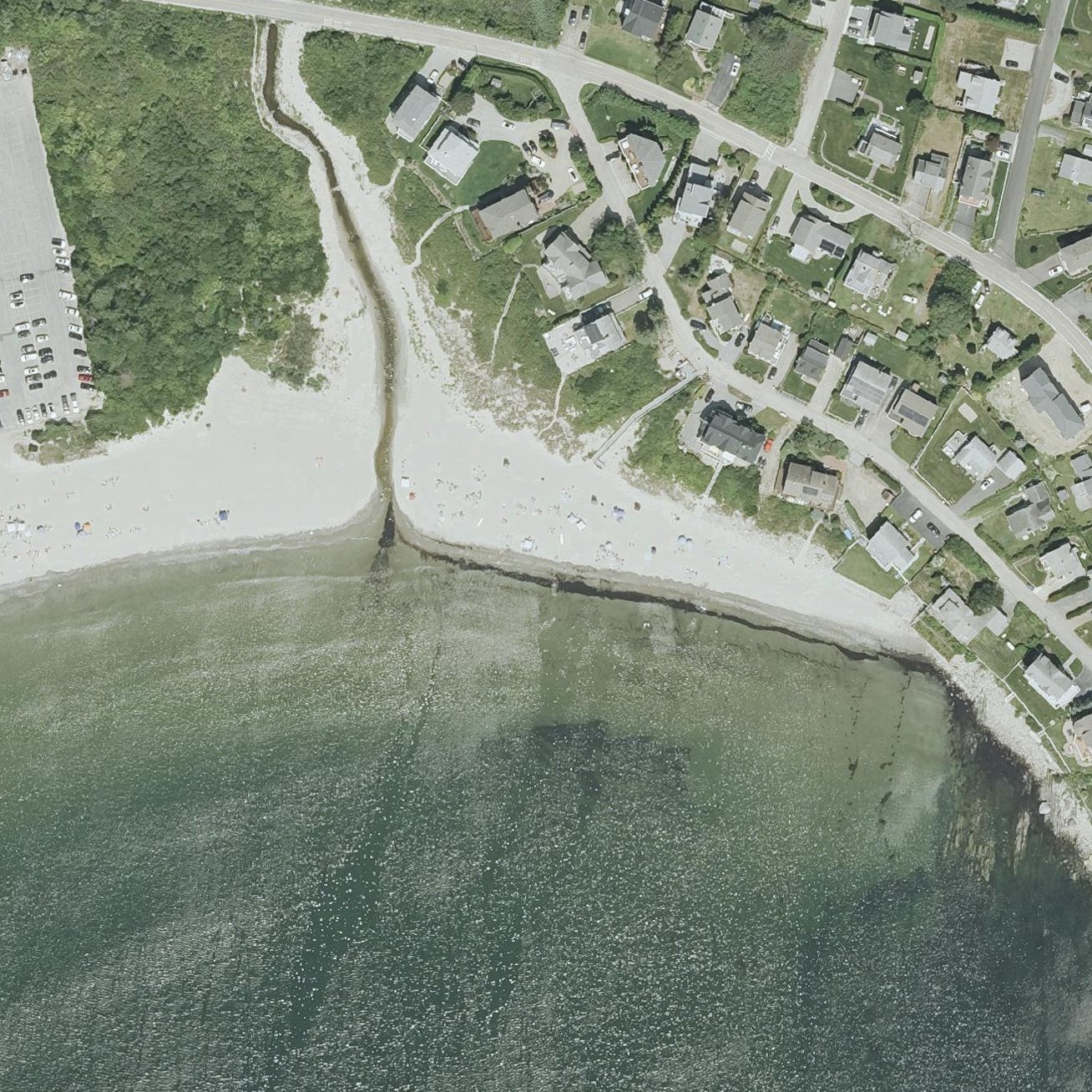 Aerial map of Kelly Beach