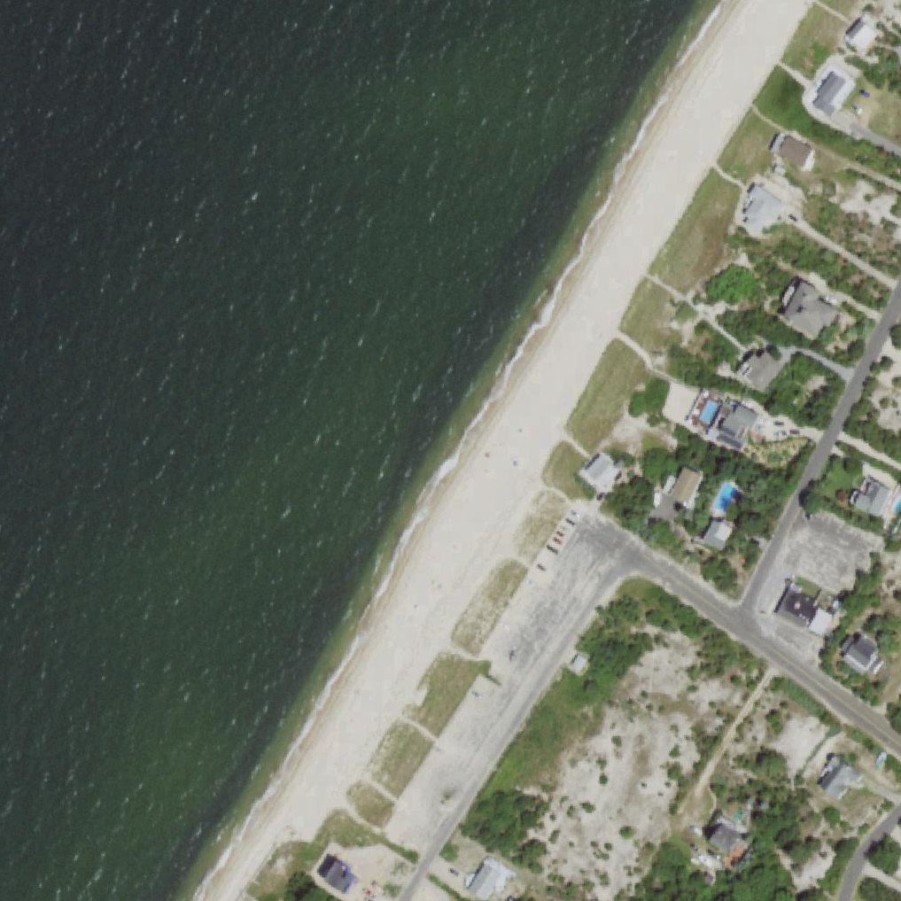 Aerial map of Kenney's Beach