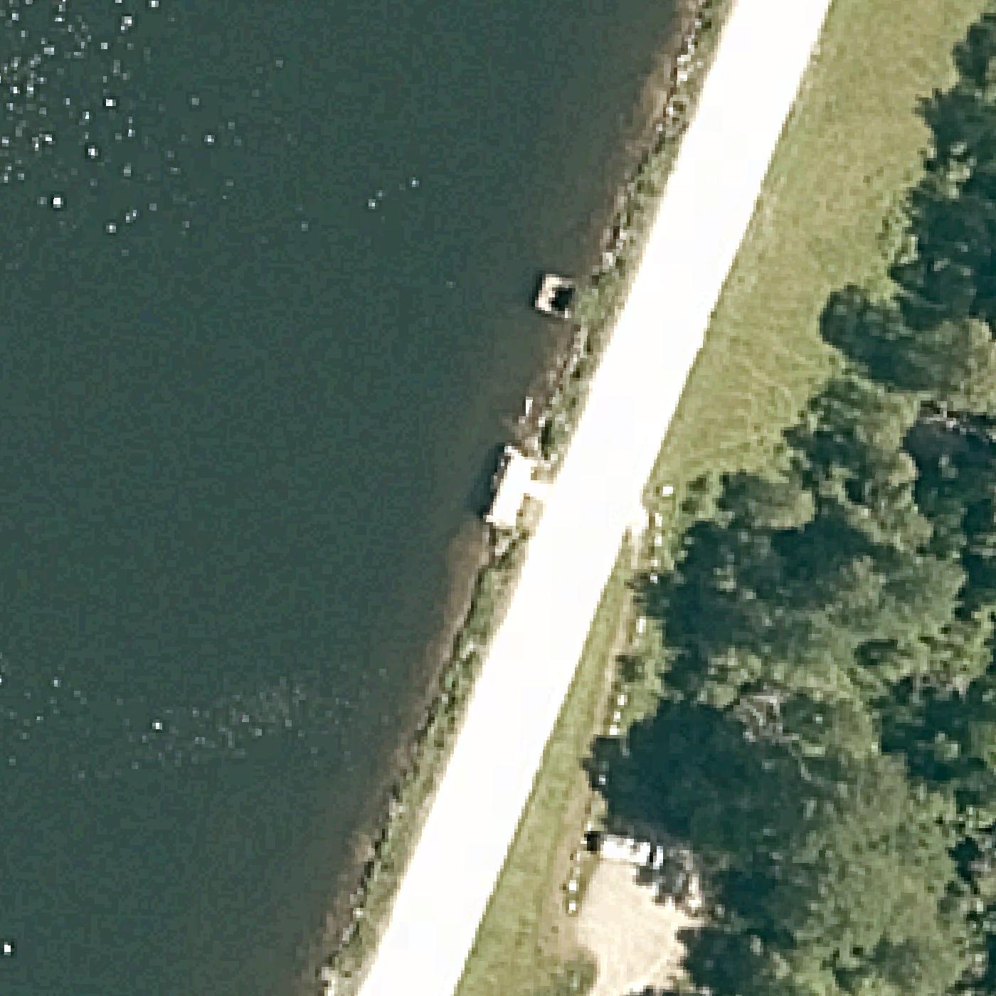 Aerial map of Kent Pond Shore Fishing Access