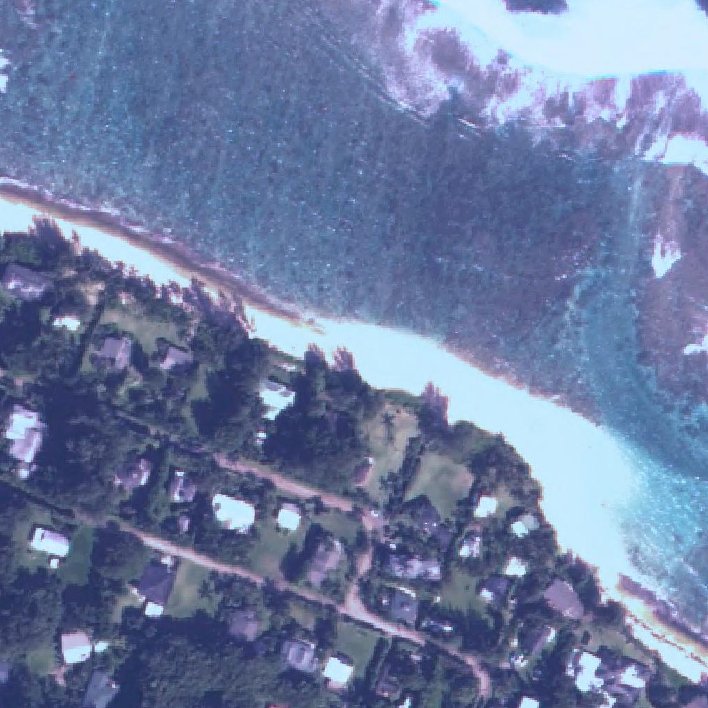 Aerial map of Kepuhi Beach