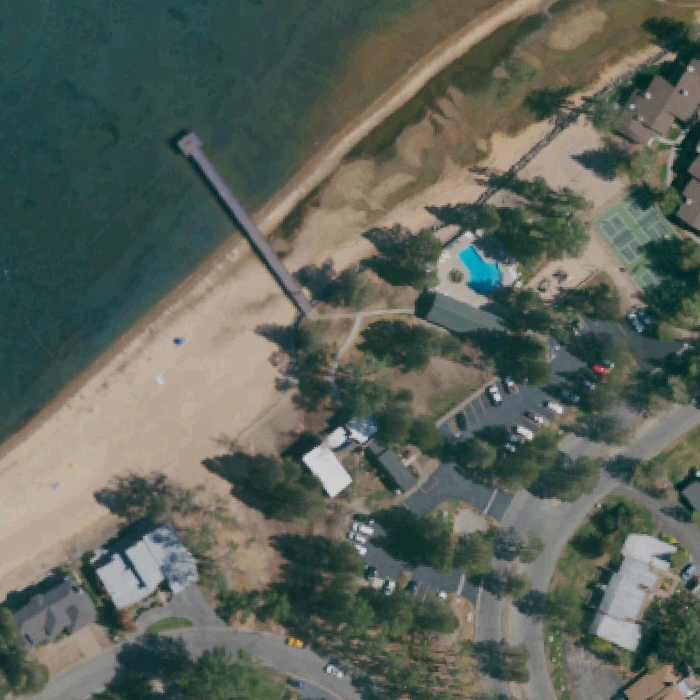 Aerial map of Keys Beach