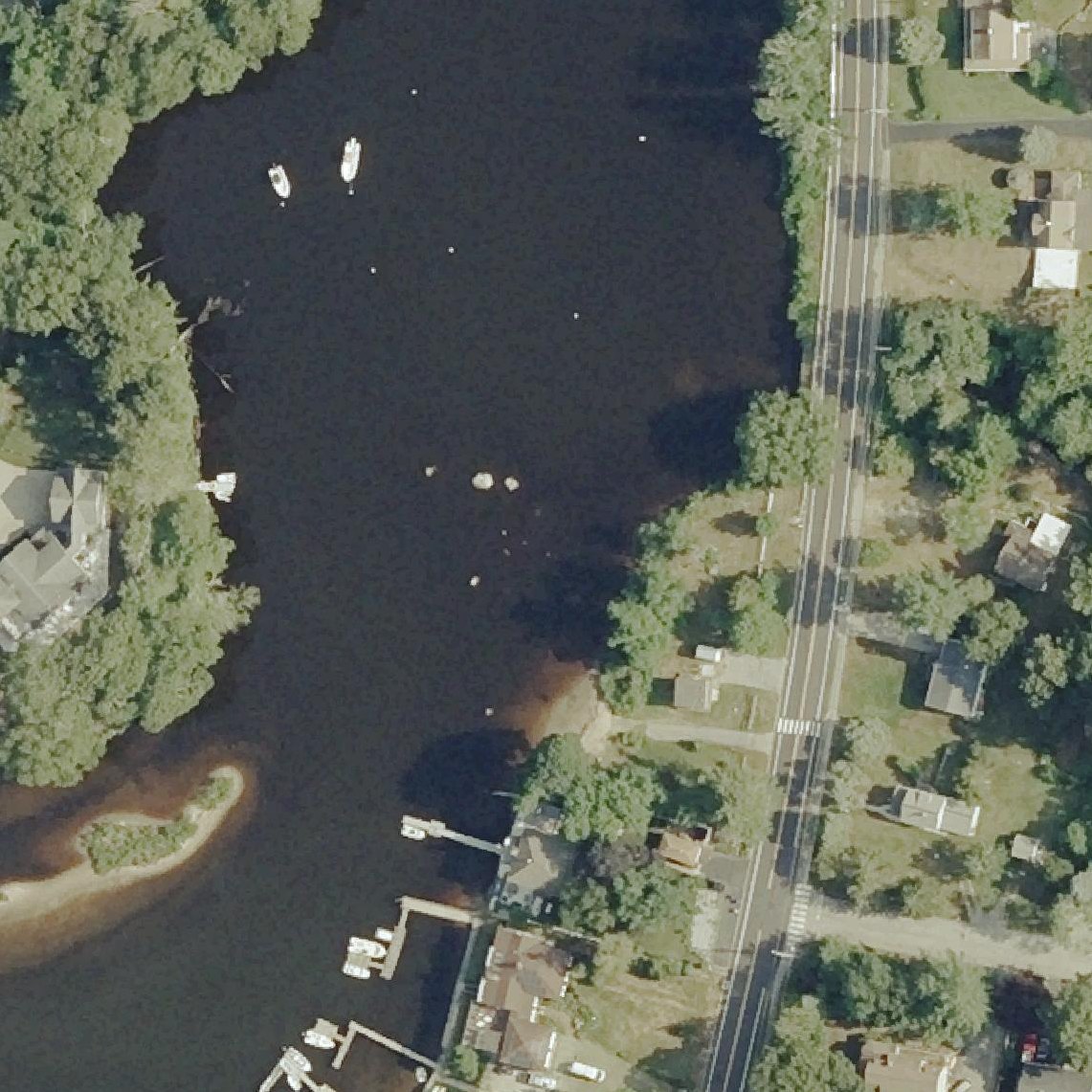 Aerial map of Kiddies Beach