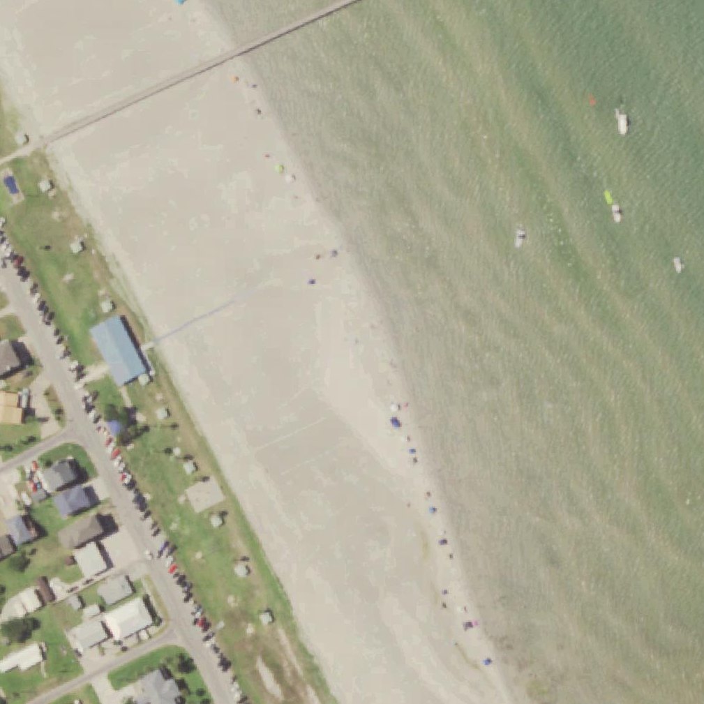 Aerial map of King Fisher Beach