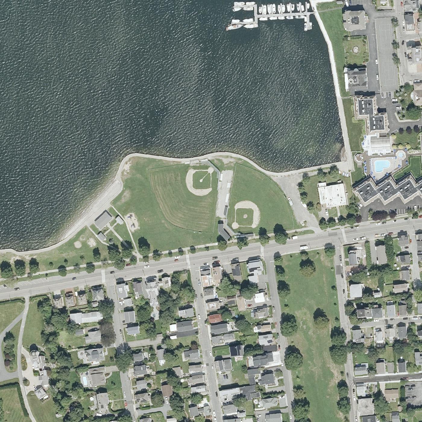 Aerial map of King Park Beach