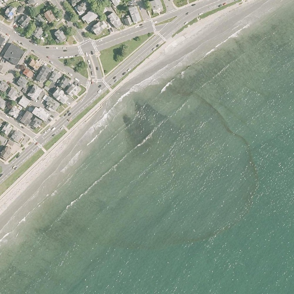 Aerial map of King's Beach