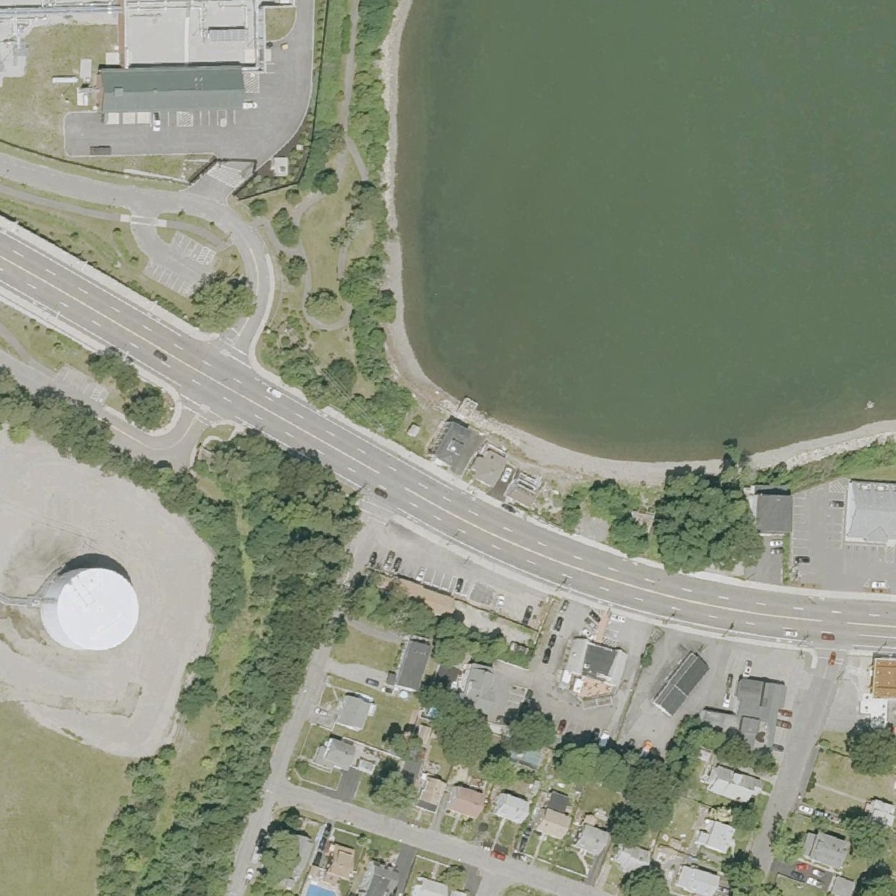 Aerial map of King's Cove Park