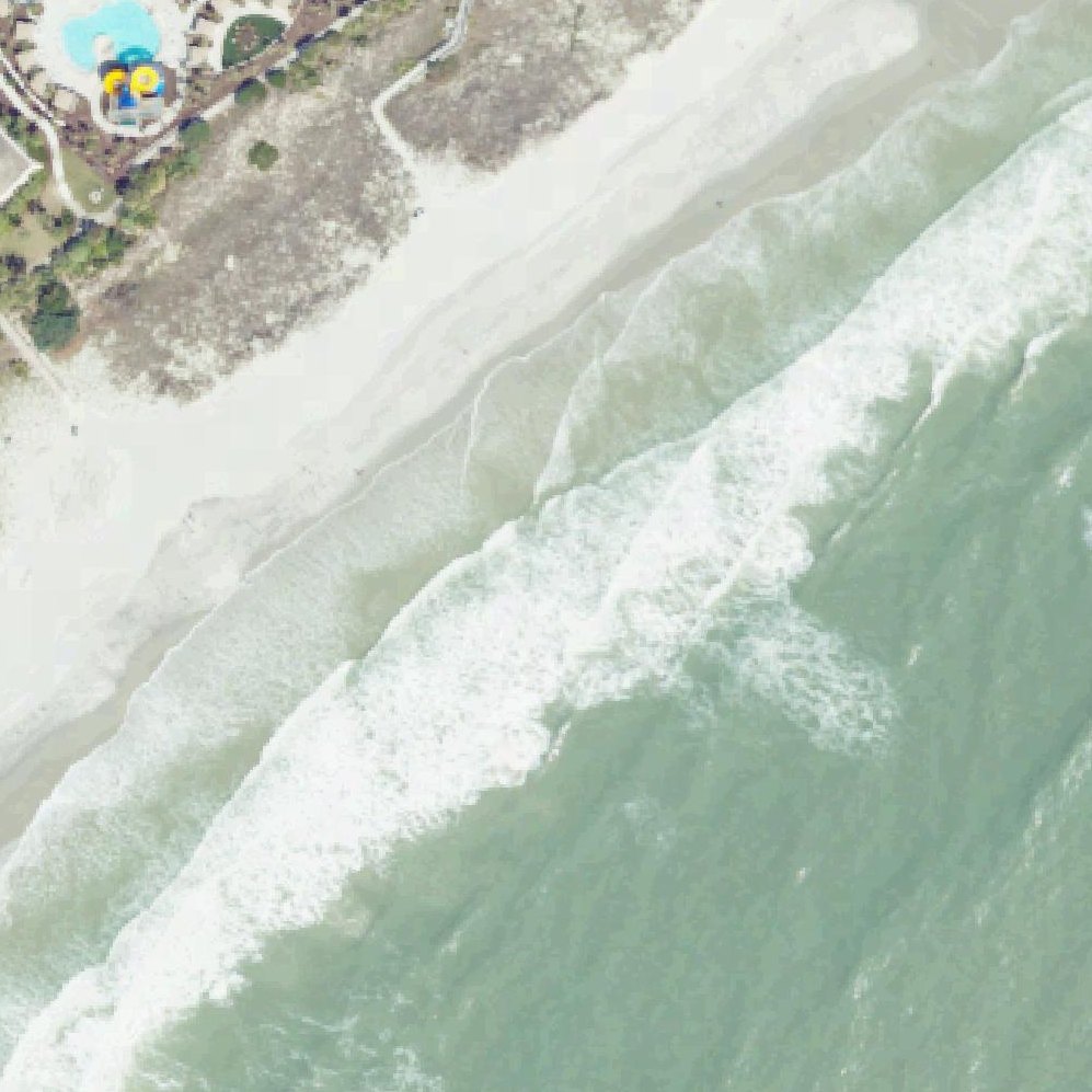 Aerial map of Kingston Beach