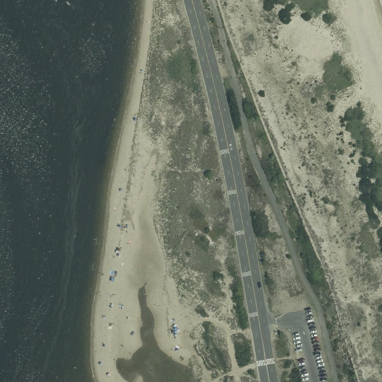 Aerial map of Kite Beach