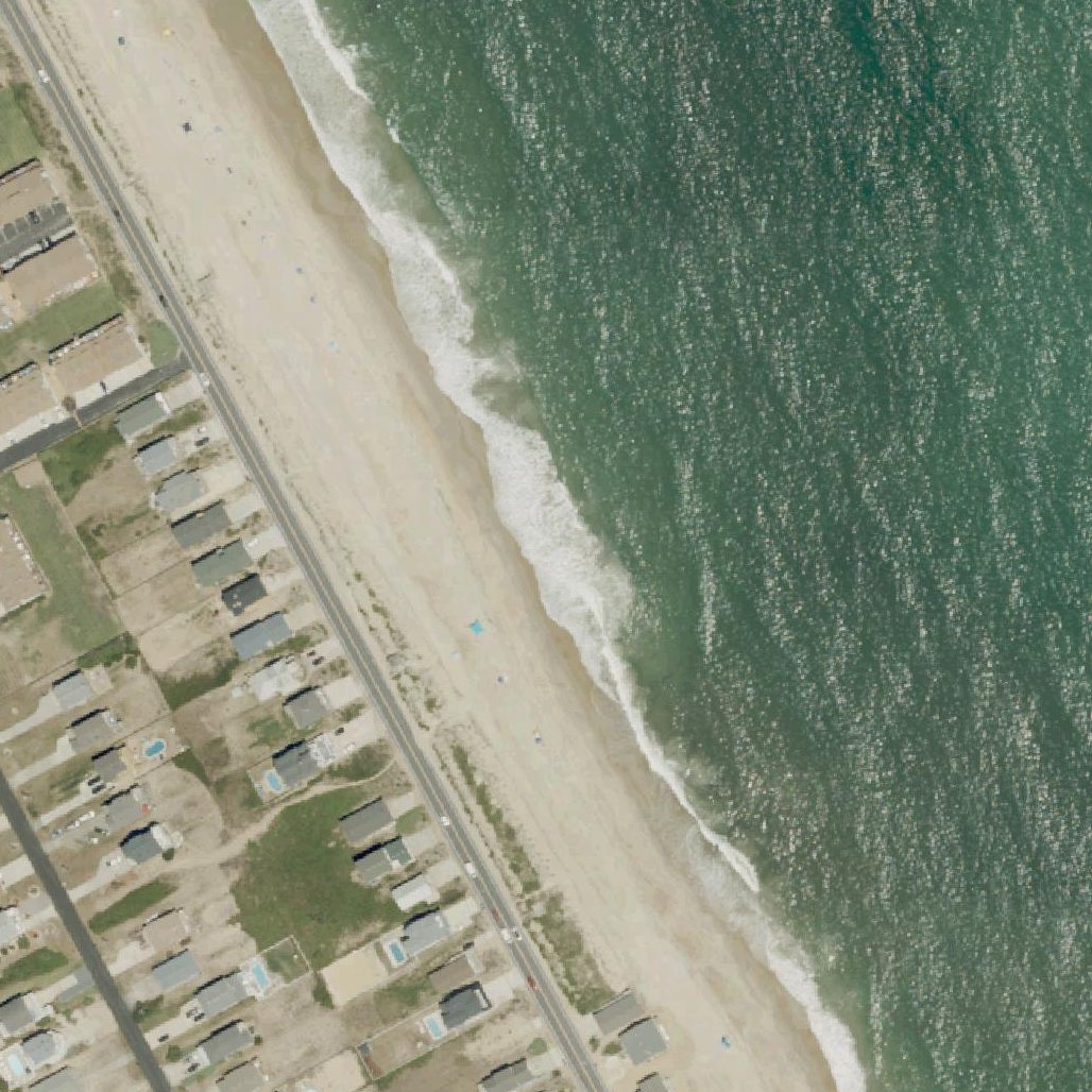 Aerial map of Kitty Hawk Beach