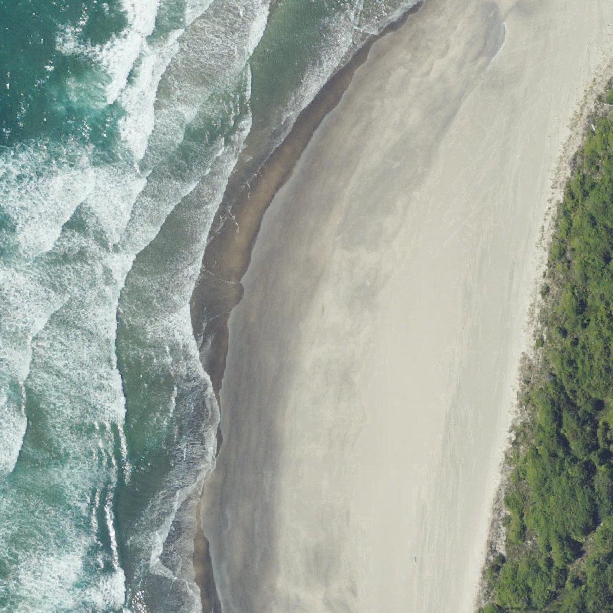 Aerial map of Kiwanda Beach