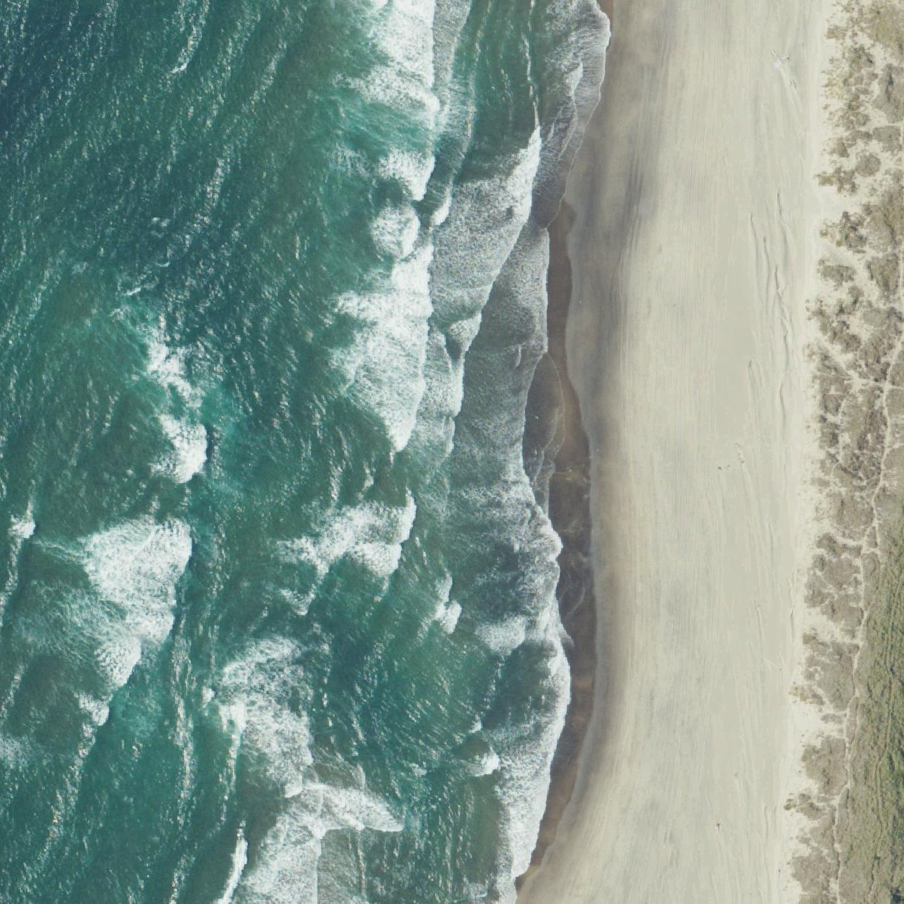 Aerial map of Kiwanda Beach