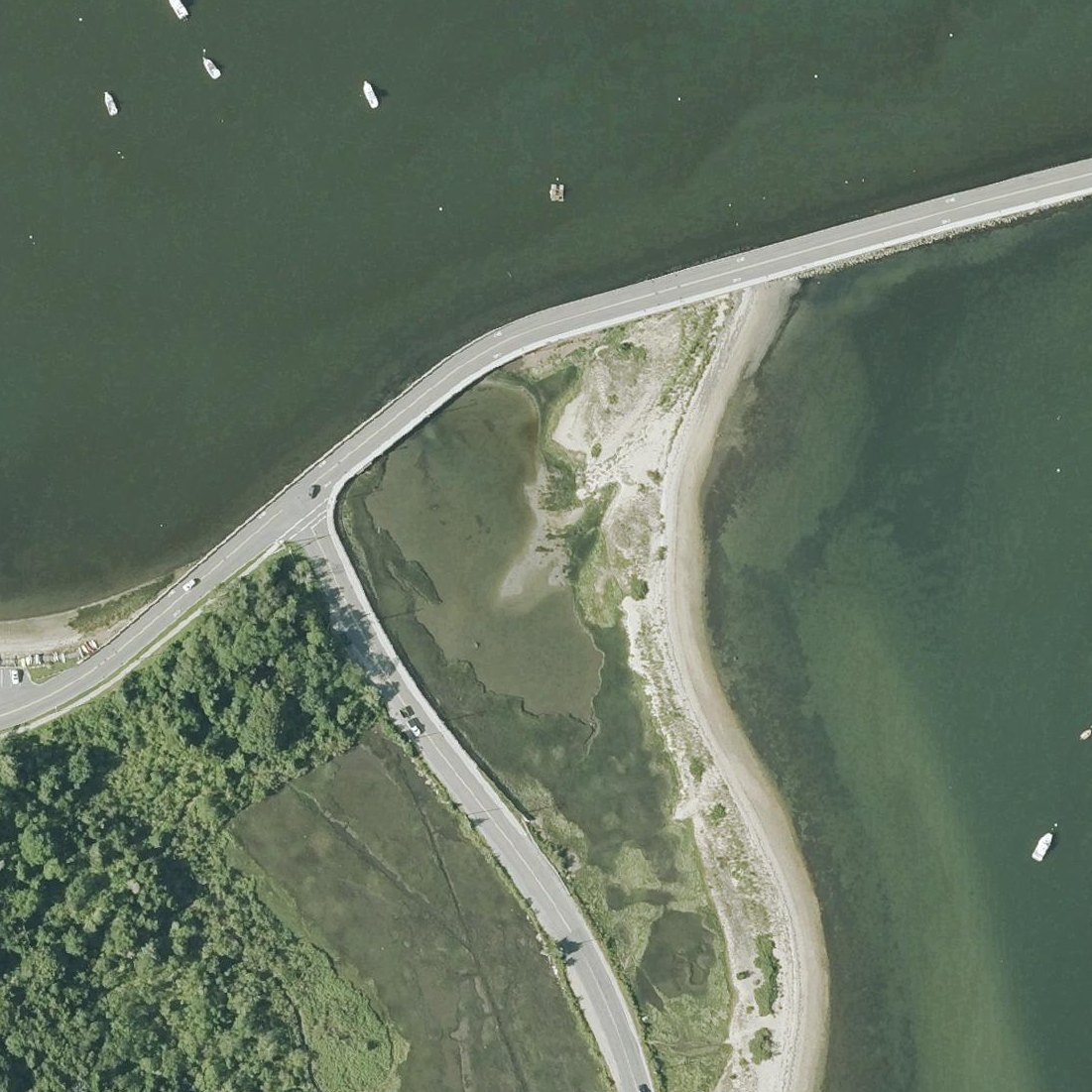 Aerial map of Knowles Beach