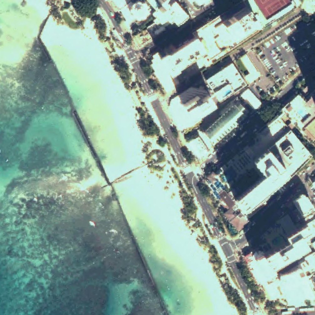 Aerial map of Kuhio Beach Park