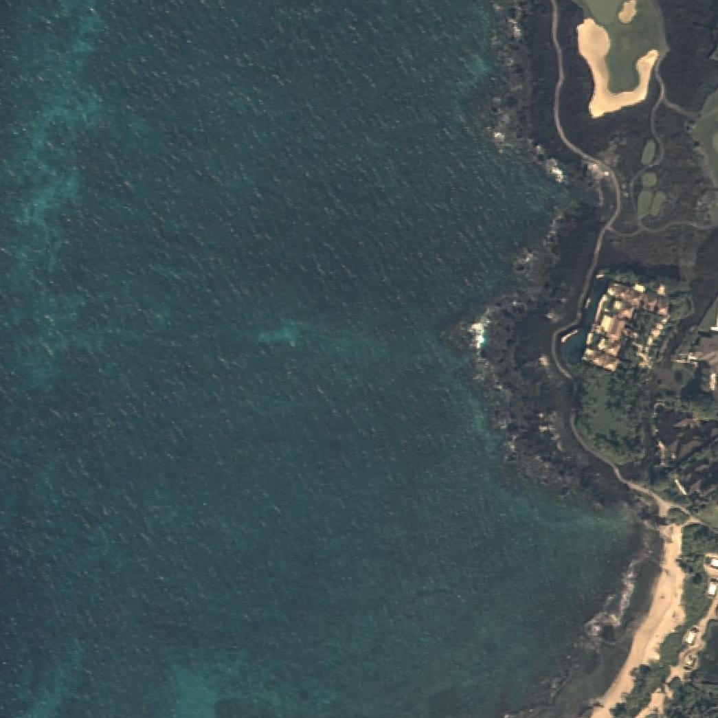 Aerial map of Kukio Beach