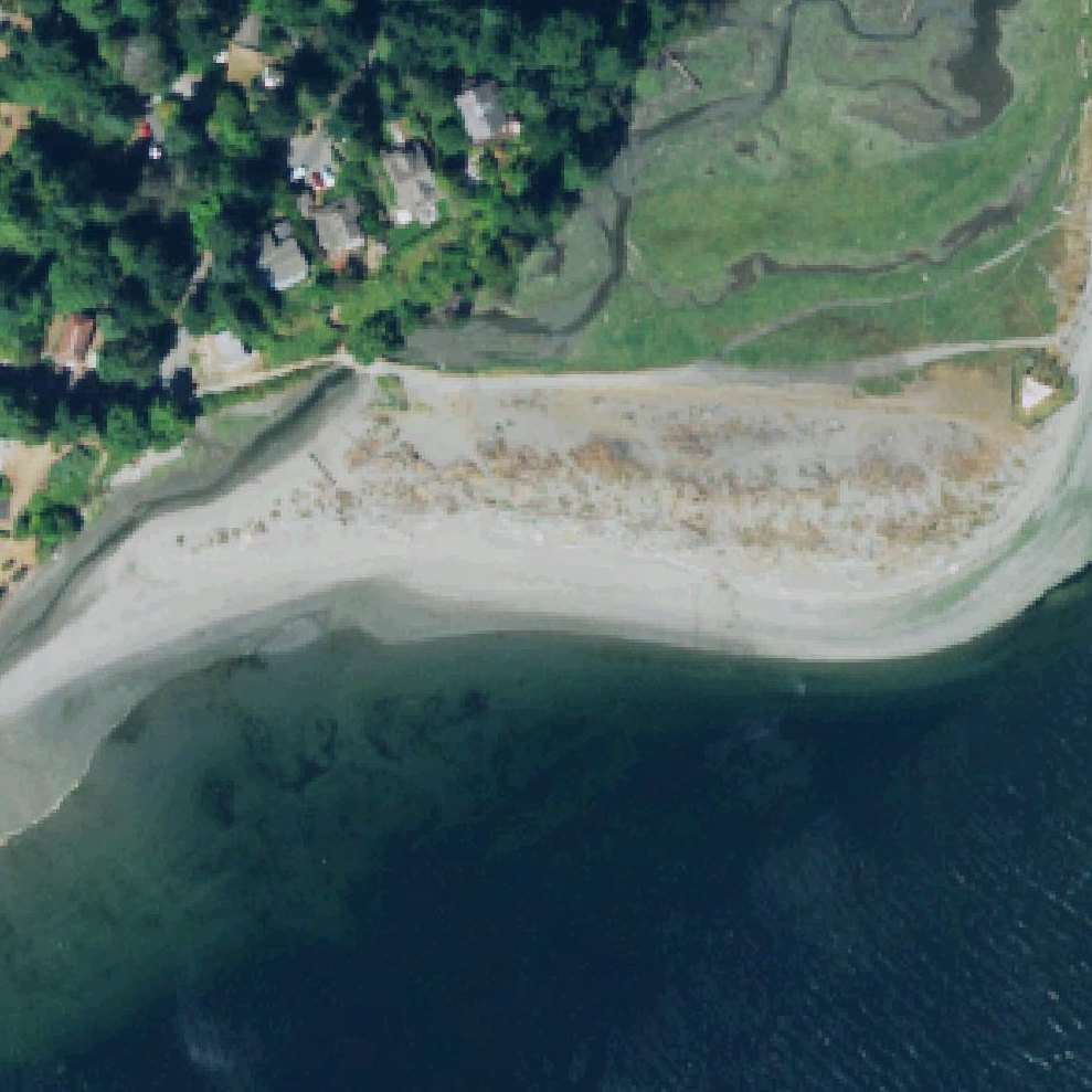 Aerial map of KVI Beach