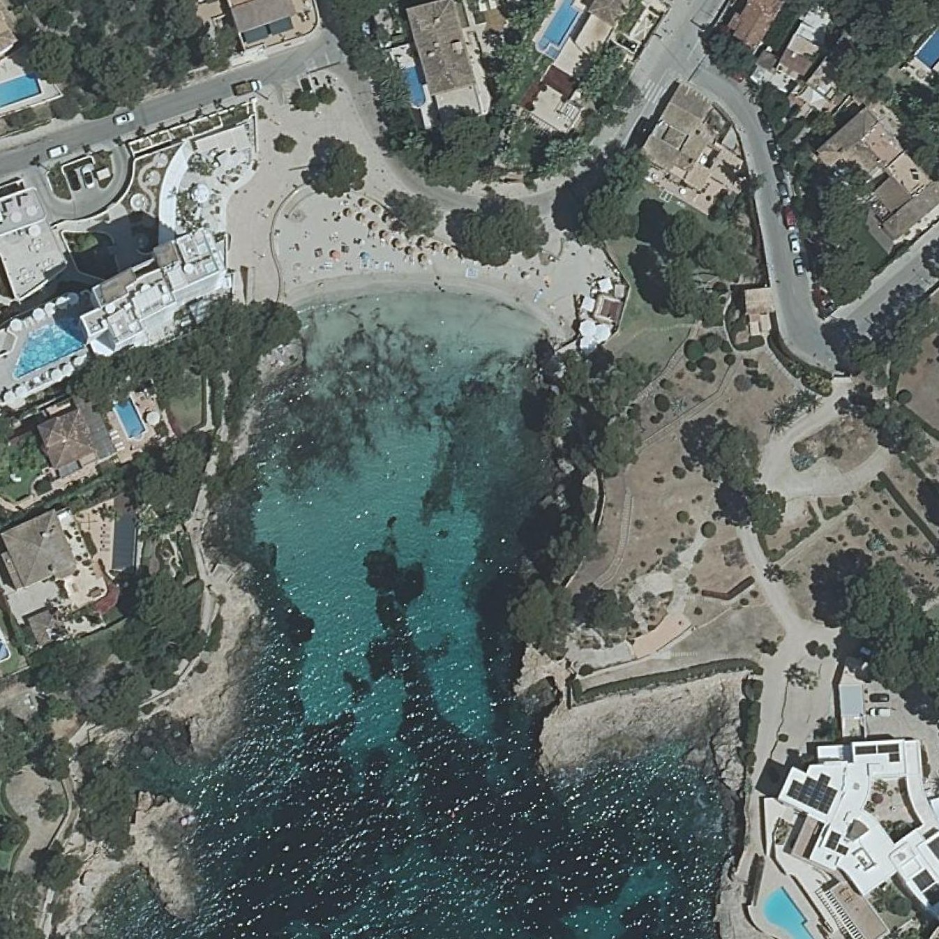 Aerial map of La Calita, Portals Nous