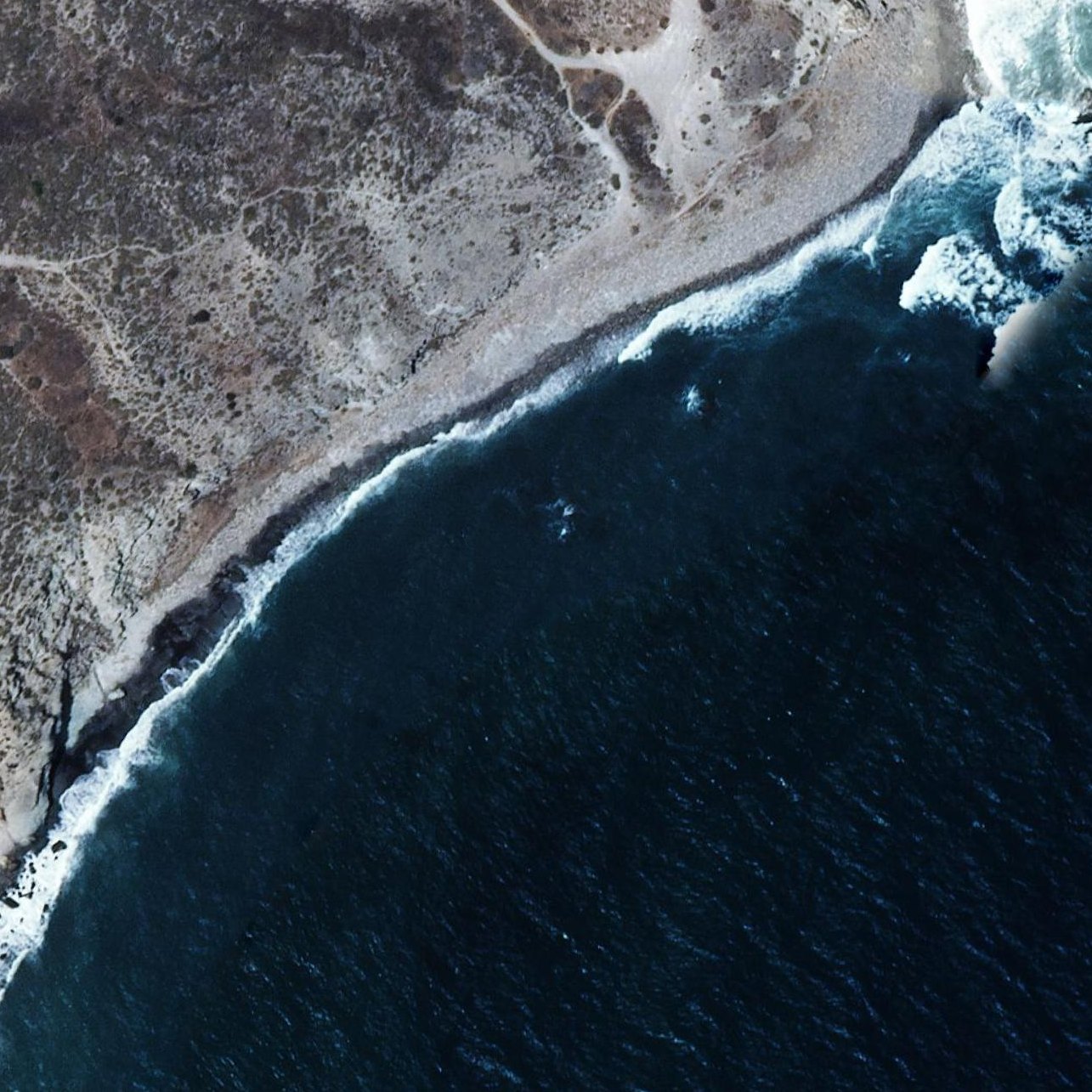 Aerial map of La Galera Beach