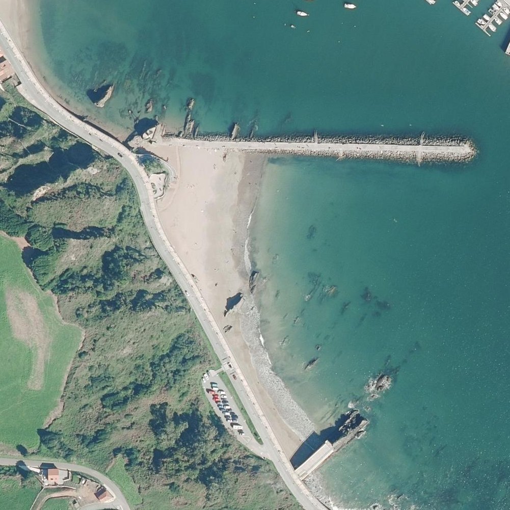 Aerial map of La Palmera Beach