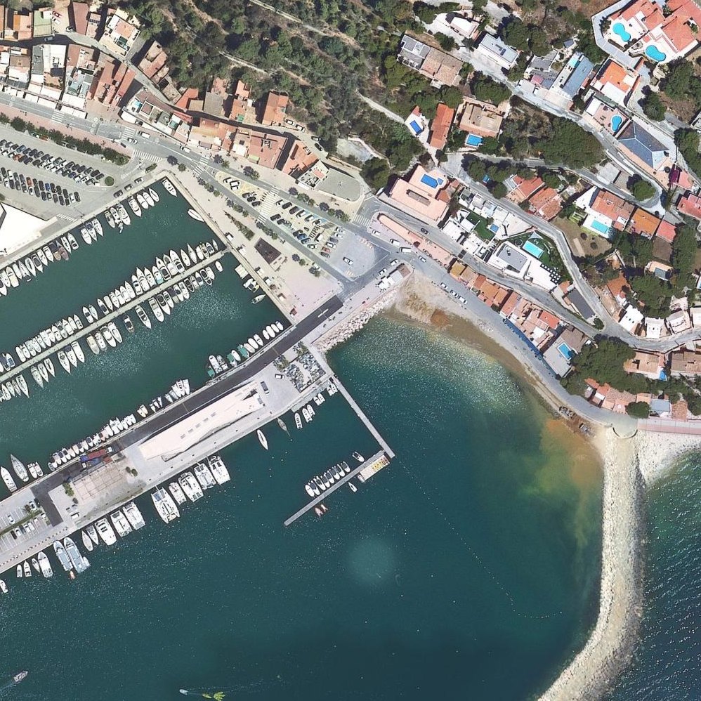 Aerial map of La Platgeta
