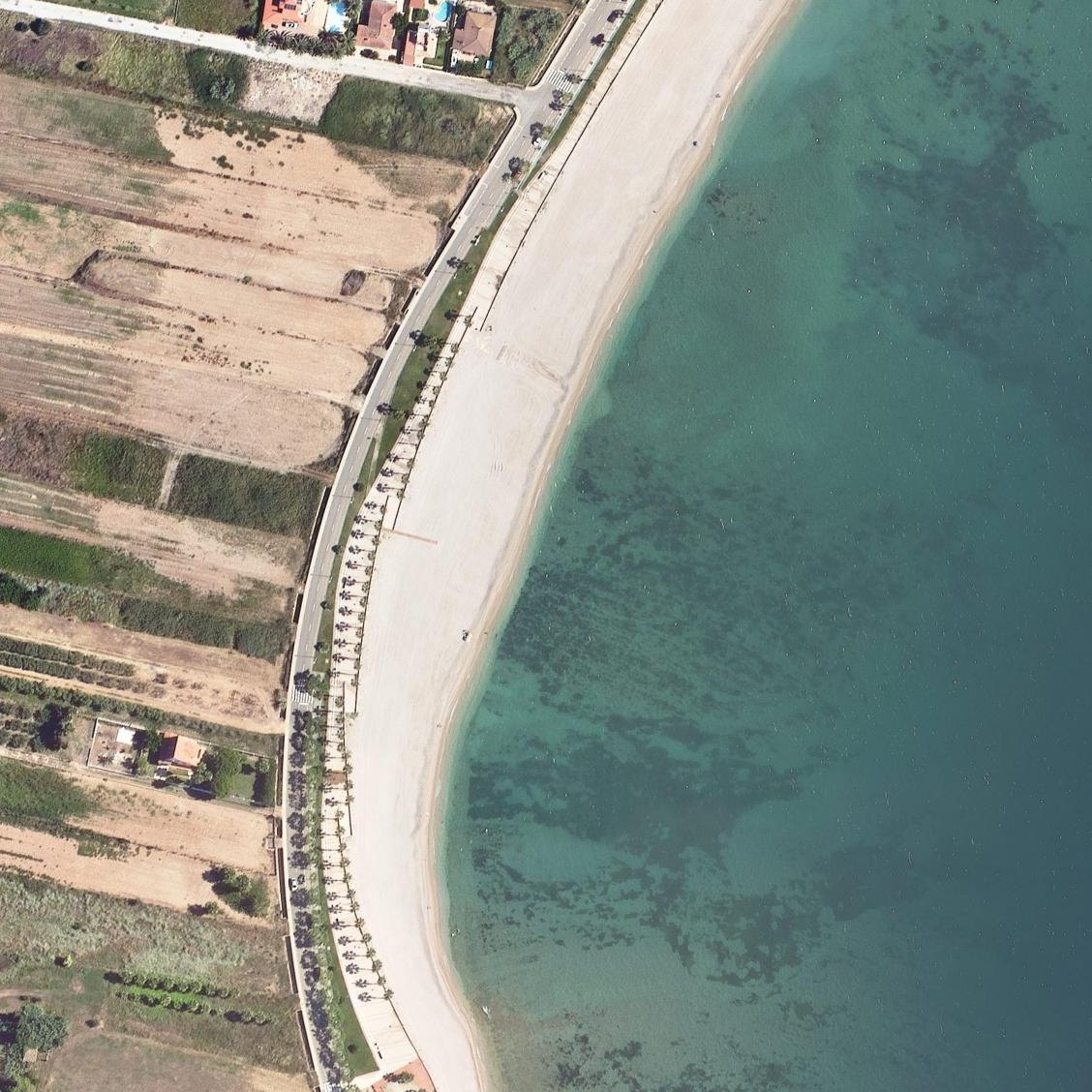 Aerial map of La Platja del Marjal