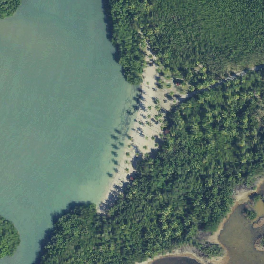 Aerial map of La Playita