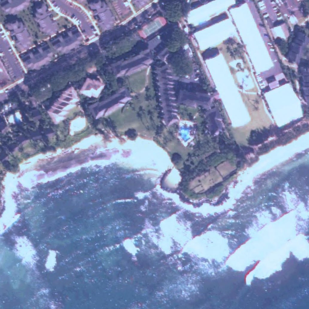 Aerial map of Lae Nani Beach