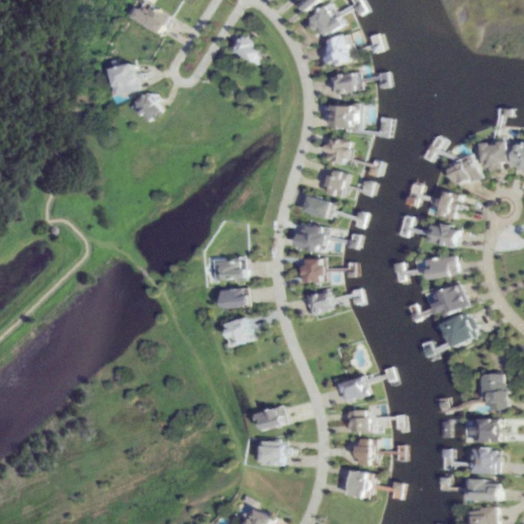 Aerial map of Laffite's Cove Nature Society
