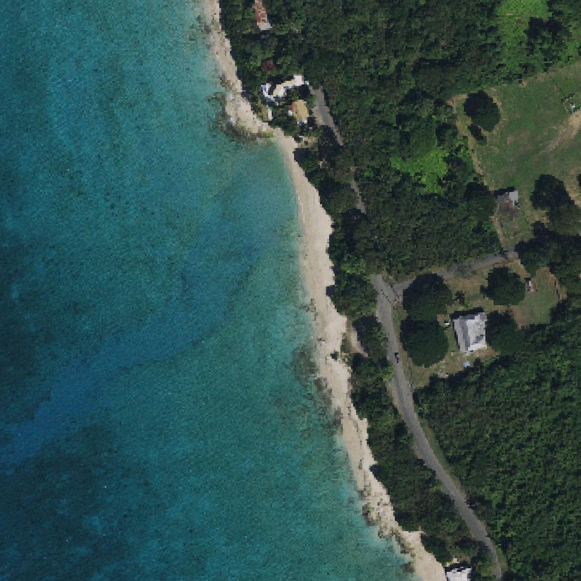 Aerial map of Lagrange Beach