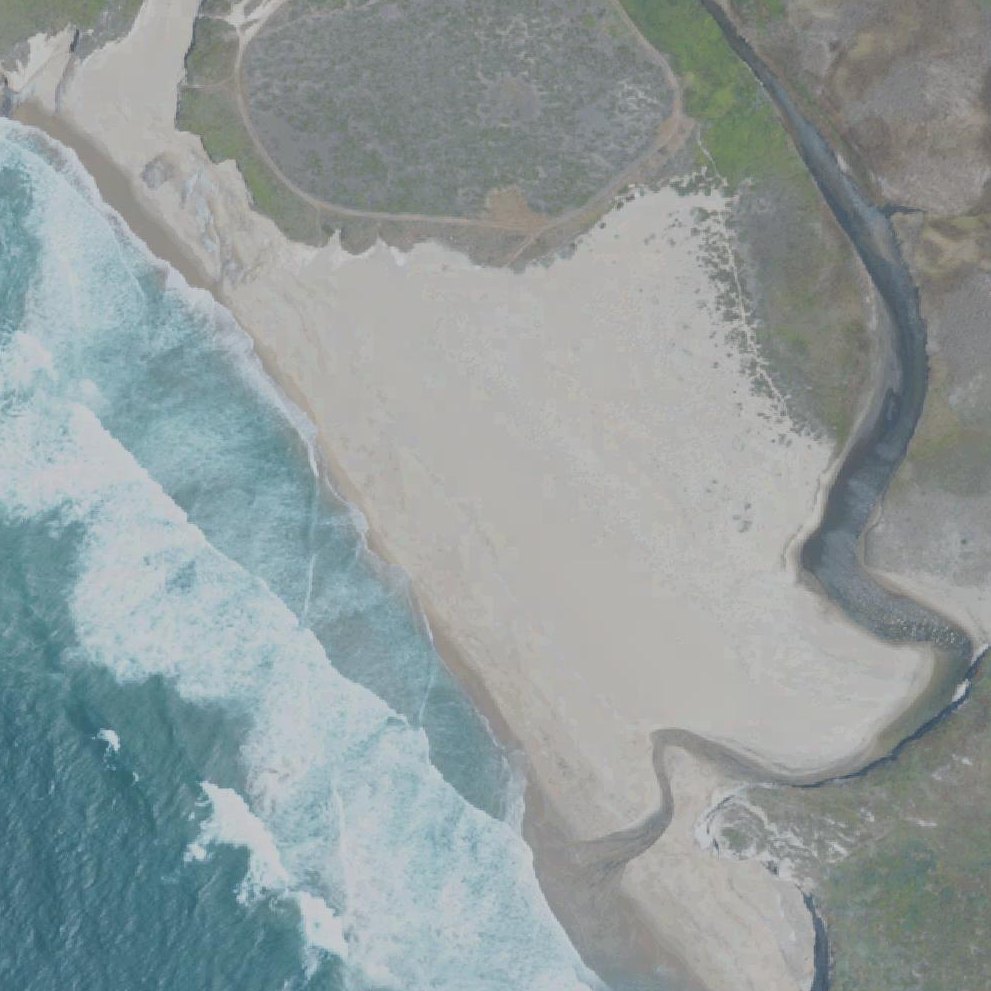 Aerial map of Laguna Creek