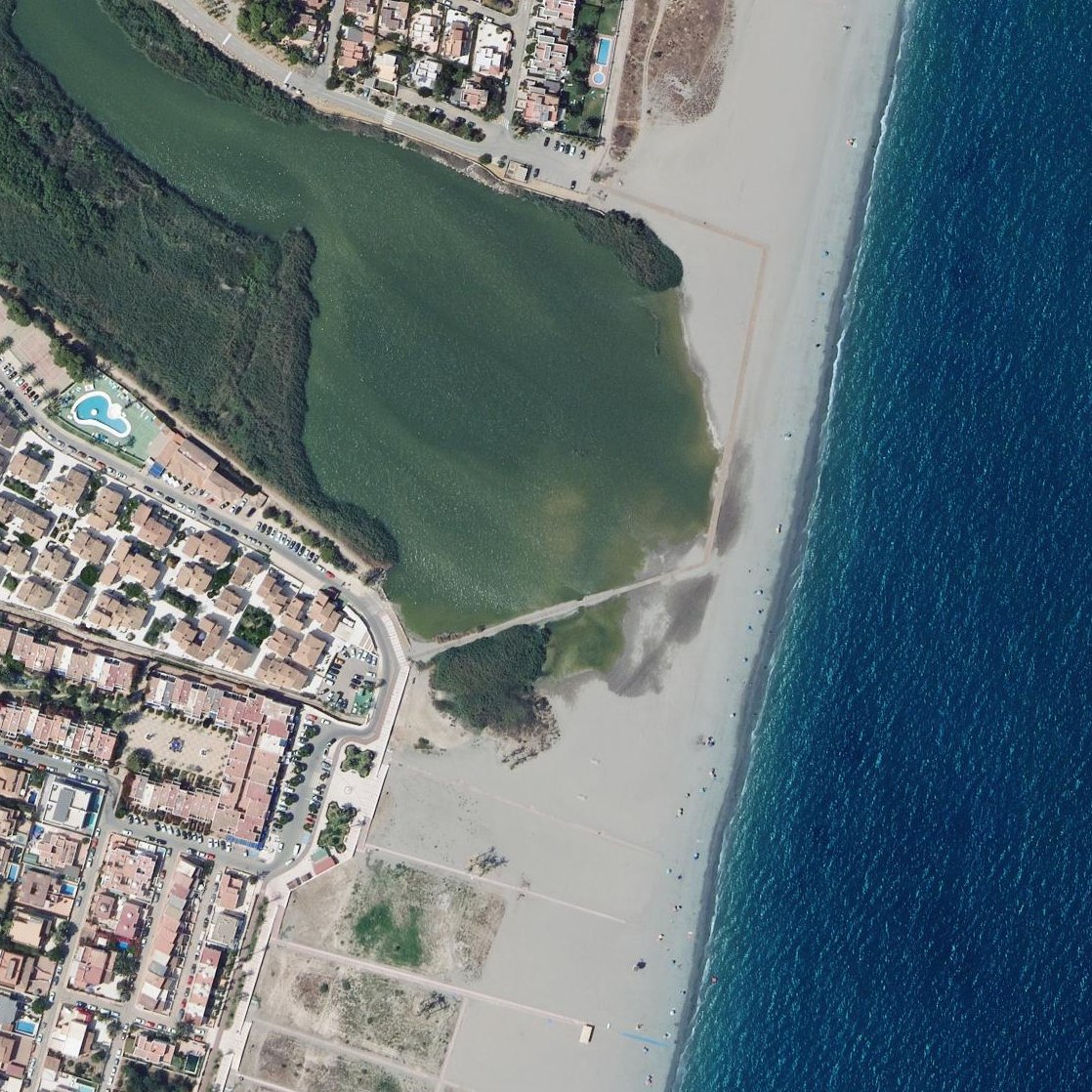 Aerial map of Laguna de Vera, Almería
