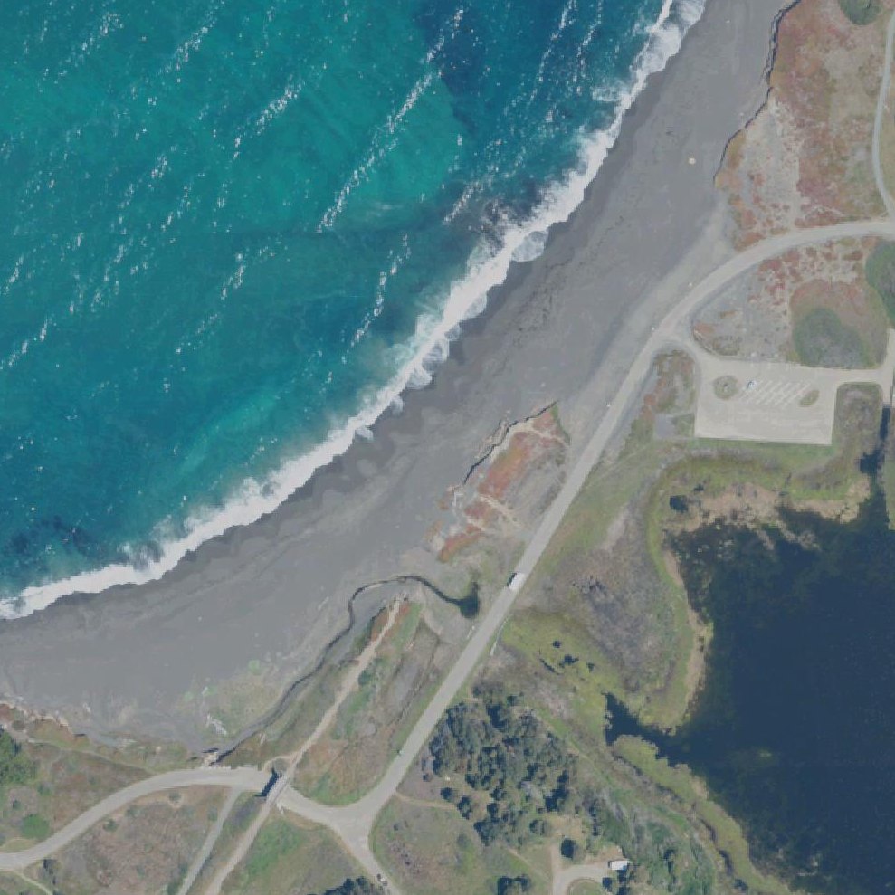 Aerial map of Laguna Point Beach