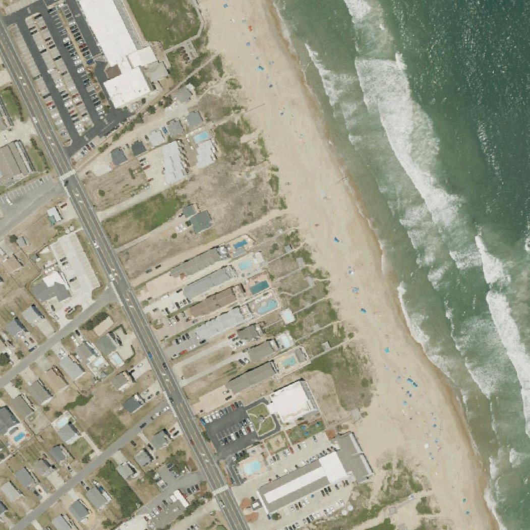 Aerial map of Lake Dr Public Beach Access